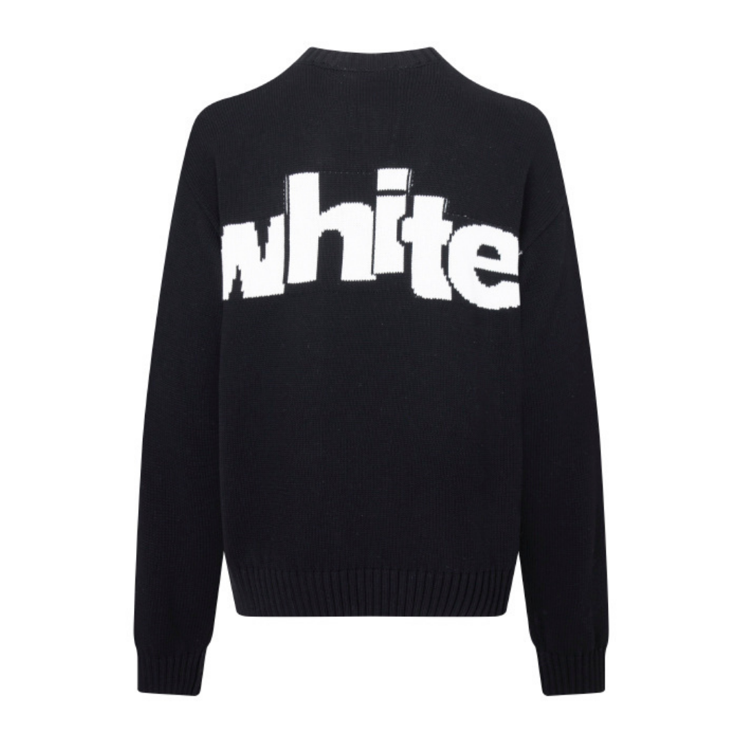 Off-White Off-W Monogram Sweater - Negro White Off
