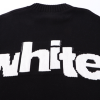 Off-White Off-W Monogram Sweater - Blanco Blanco Off