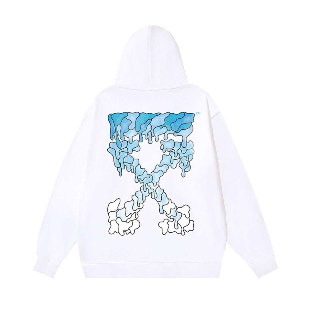 Off-White Off-W Monogram Hoodie Blanco Camo