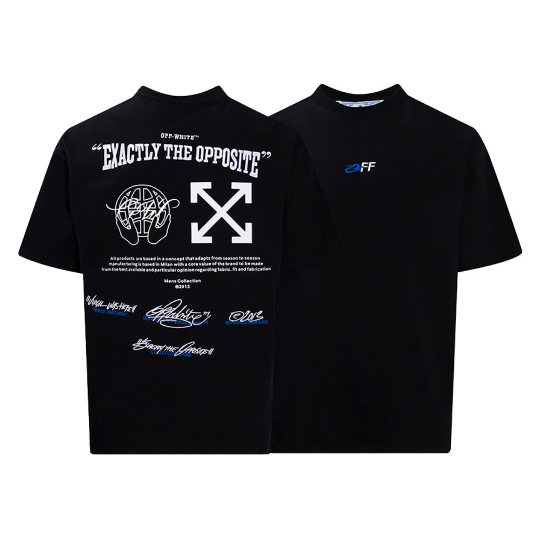Off-White Off-W Monogram T-shirt - Negro Camiseta Negra Off