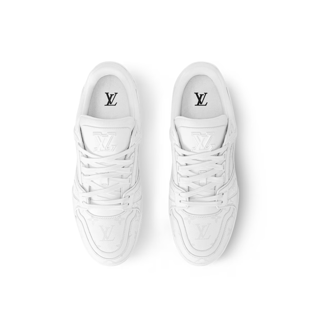Monogram Triple White Trainer