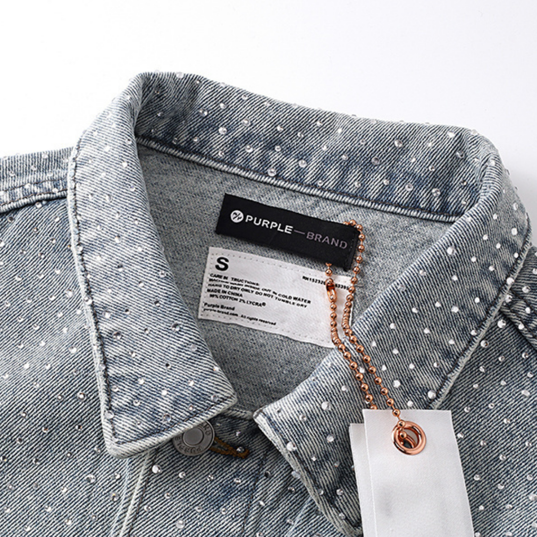 Purple Denim Jacket · Purple Brand · Nova Neta