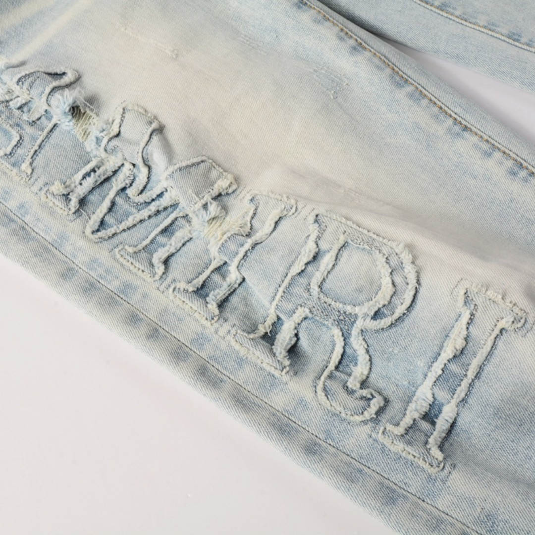 Amr Logo Blue Jeans Azul 2