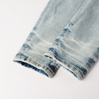 Amr White Patch Jeans Blanco 2
