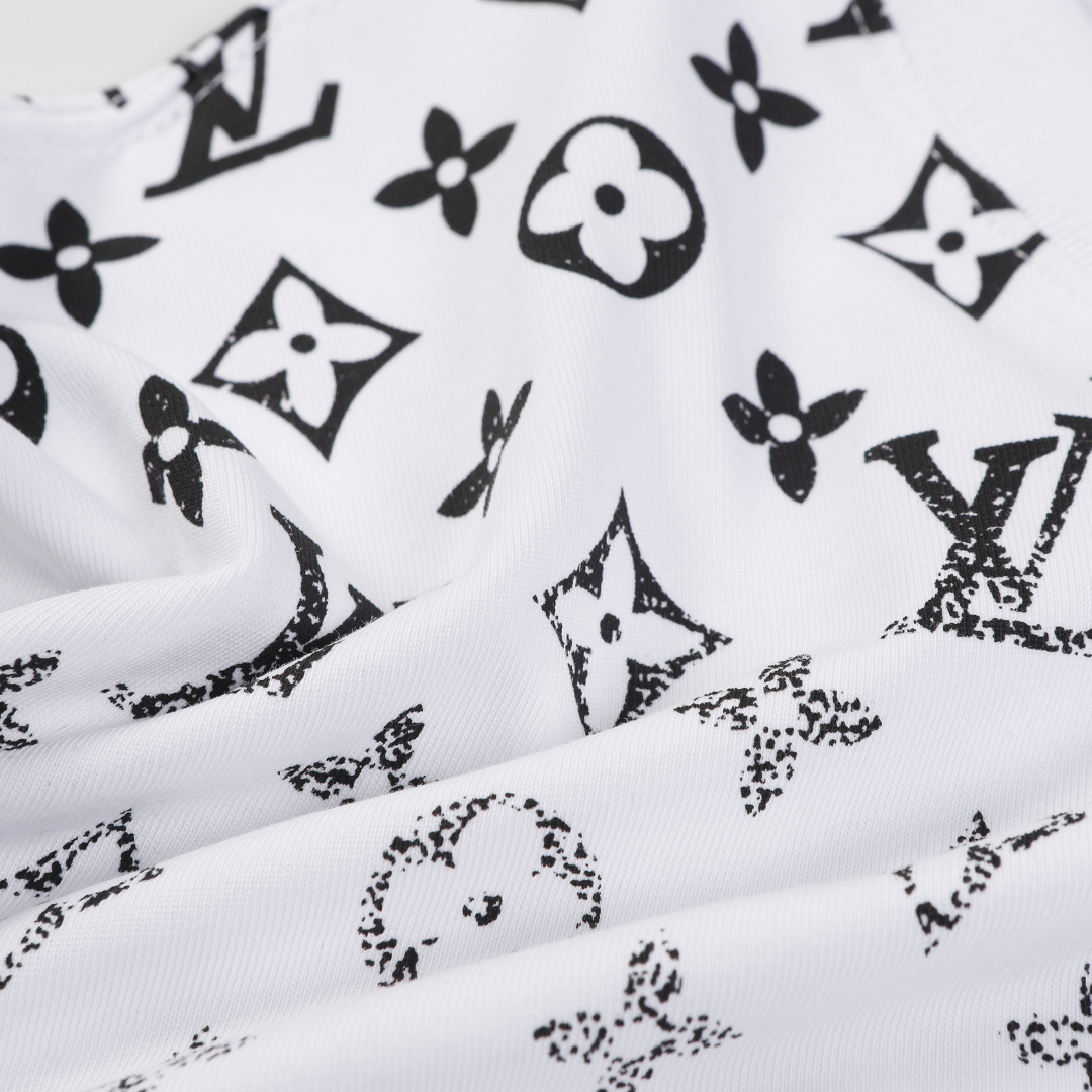 Monogram T-shirt Monograma Negro Blanco 2