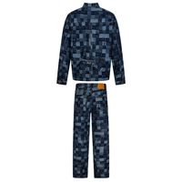 Monogram Set Negro Azul Camo