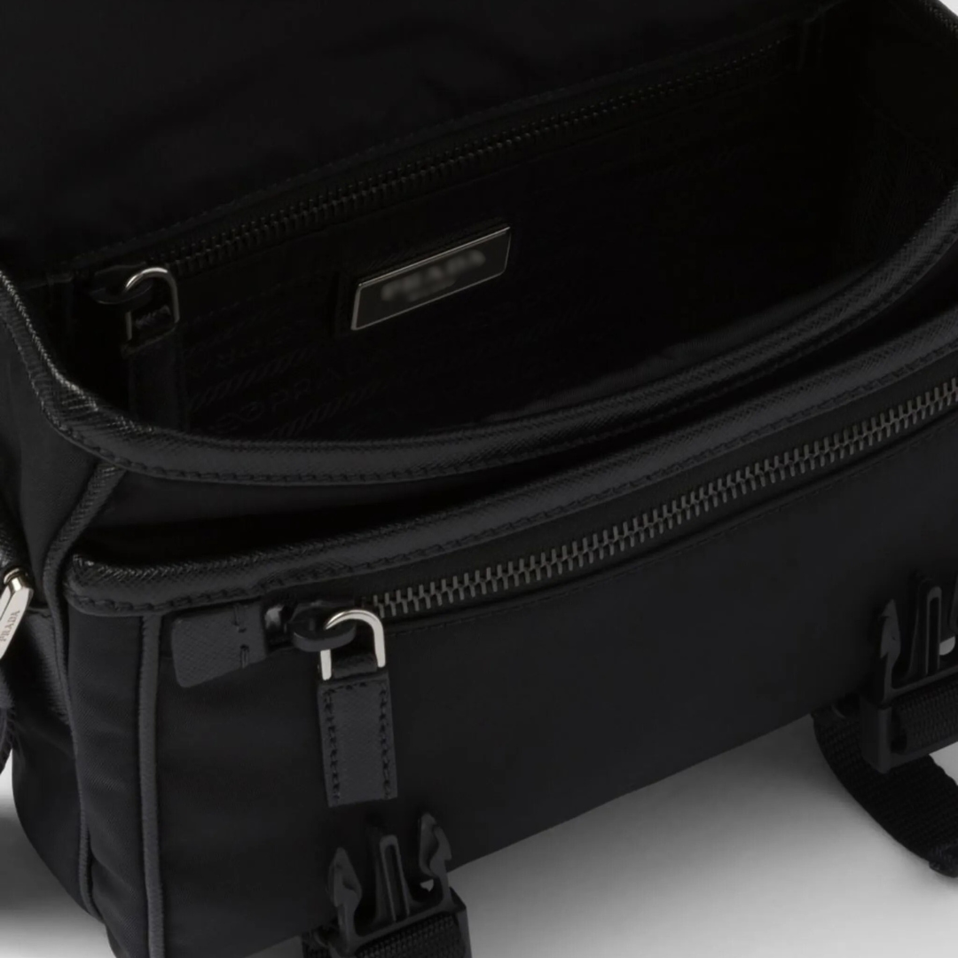Messenger Trio Bag Blanco Triangulo