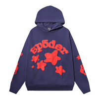 Buzo Sp5der Estrellas Rojo
