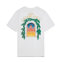 Casablanca Monogram T Shirt Blanco Arco