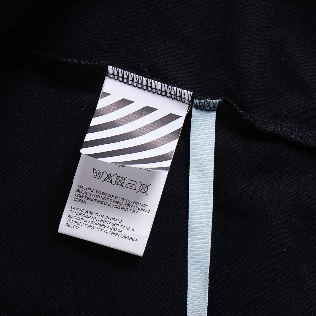 Off-White Off-W Monogram T-shirt - Negro Cromo Rosa Arco