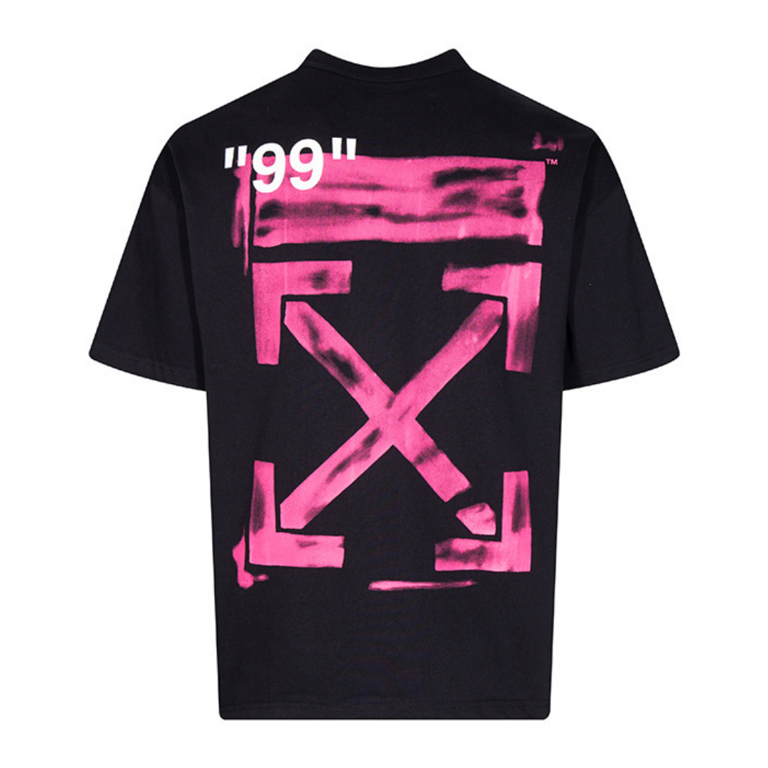 Off-White Off-W Monogram T-shirt - Negro Rosado