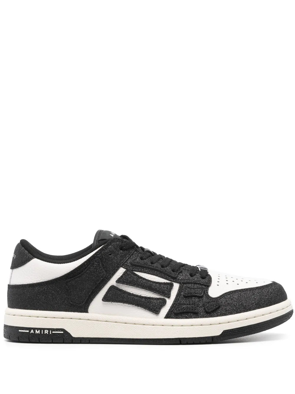 Amiri Skel Top Low Shimmer black and white