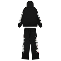 Conjunto Sp5der Negro Blanco Camo