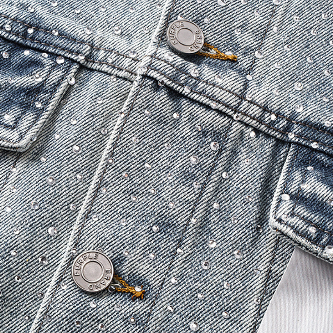Purple Denim Jacket · Purple Brand · Nova Neta