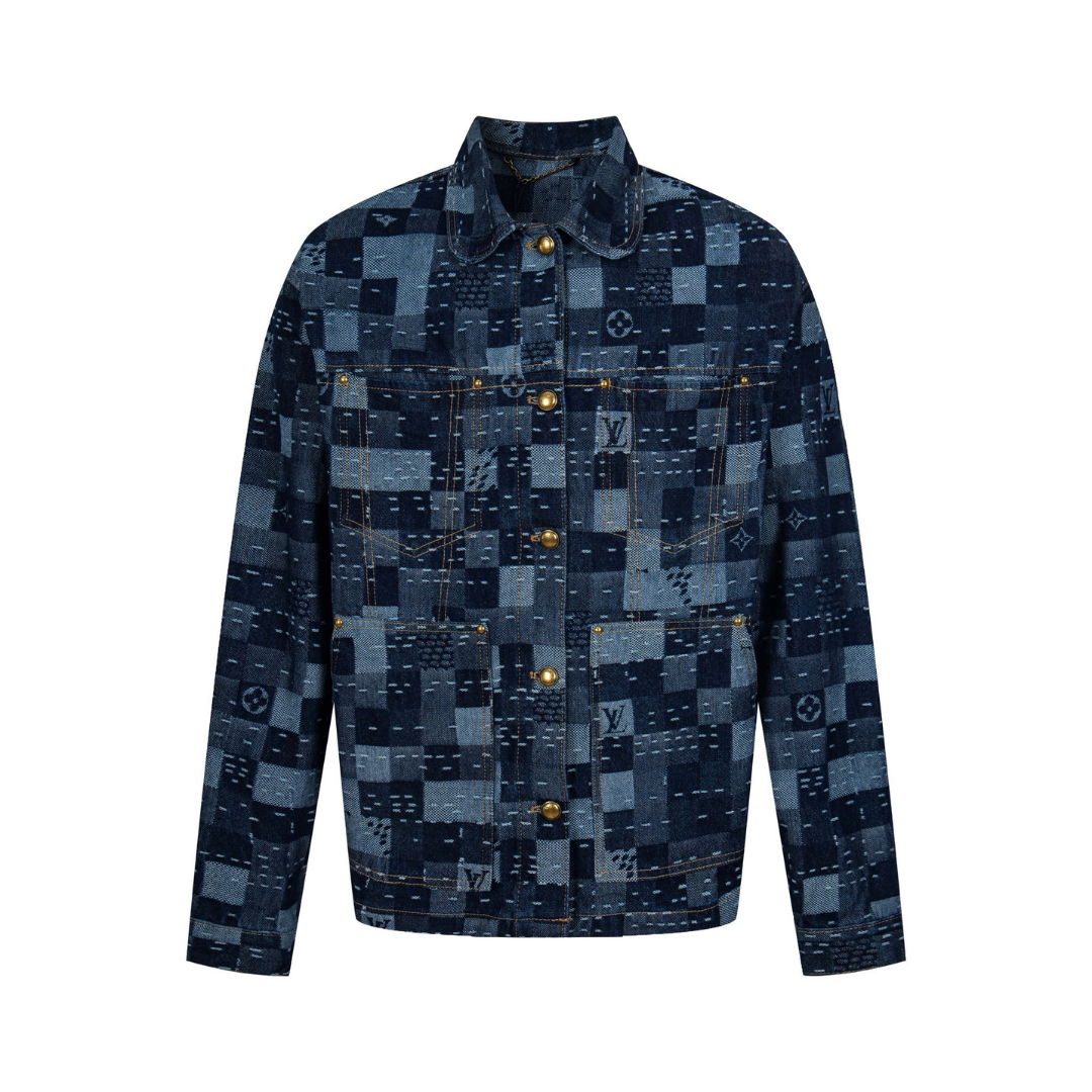 Monogram Set Negro Azul Camo