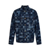 Monogram Set Negro Azul Camo