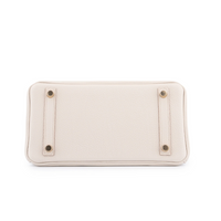 Hermes Birkin 25 Bag - Beige/Dorado
