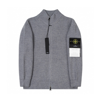 Buzo Stone Island Negro Azul Camo