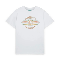 Casablanca Monogram T Shirt Blanco Flor