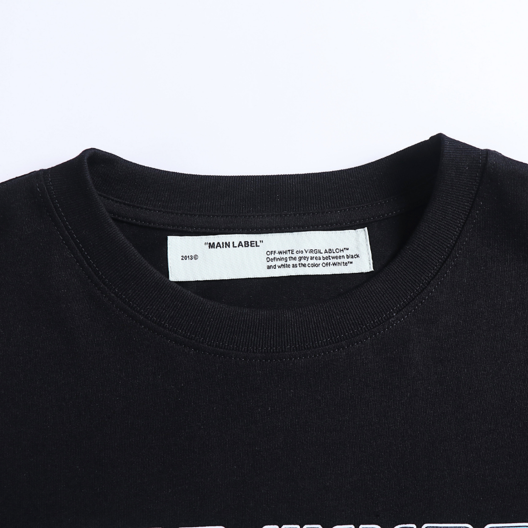 Off-White Off-W Monogram T-shirt - Blanco Blanco Arco Azul