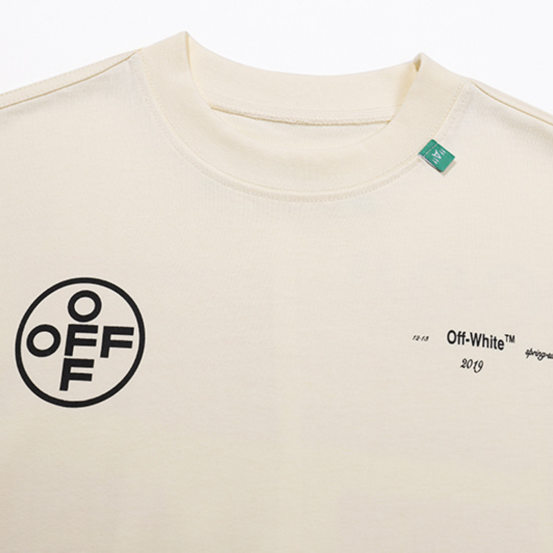 Off-White Off-W Monogram T-shirt - Blanco Rosa