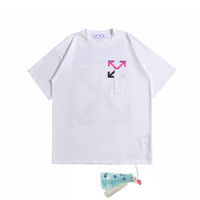 Off-White Off-W Monogram T-shirt - Blanco Azul Gradient Arrows