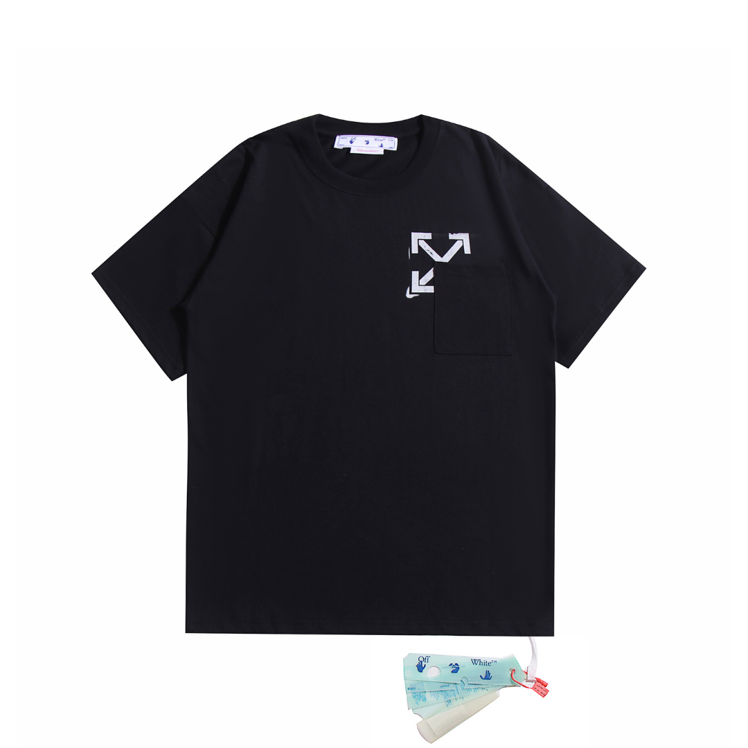 Off-White Off-W Monogram T-shirt Camo Blanco