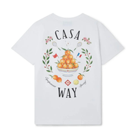 Casablanca Monogram T Shirt Blanco Alimentos