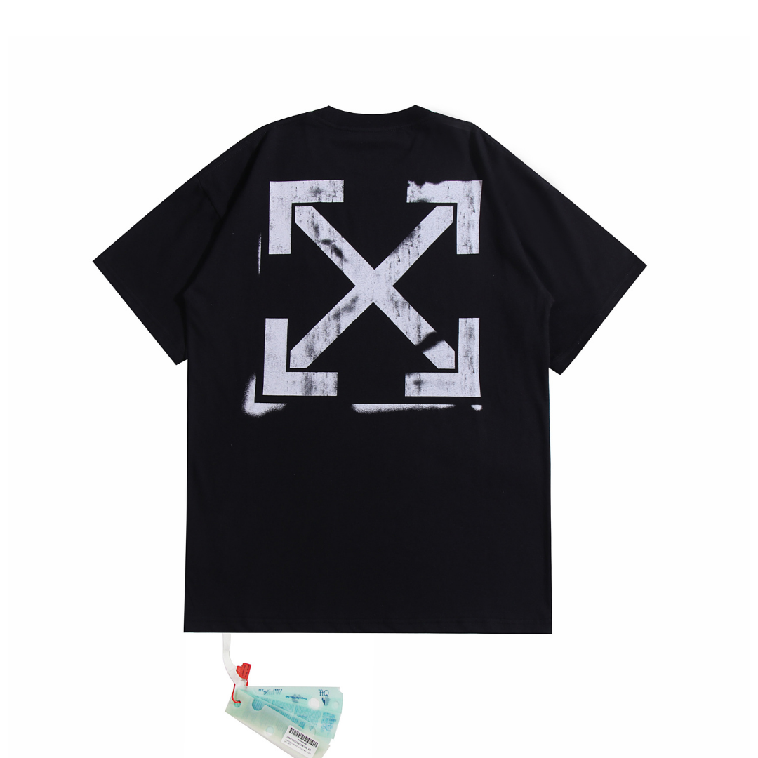Off-White Off-W Monogram T-shirt Camo Blanco