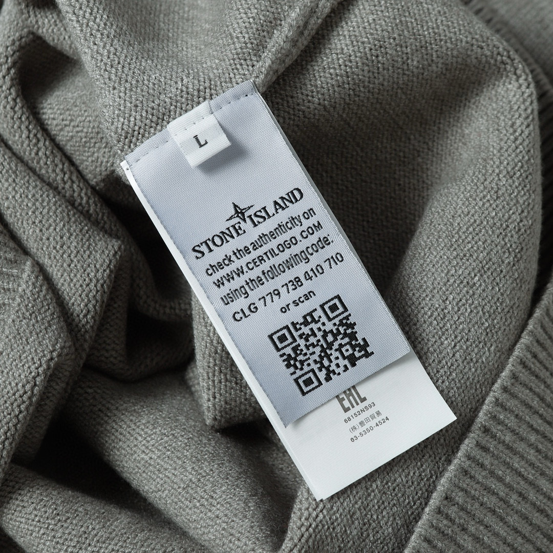 Buzo Stone Island Gris Gris