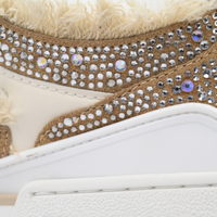 Skater Horse Hair Diamonds Blanco Oro