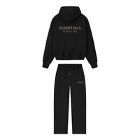 Essentials Black Tracksuit Negro 3