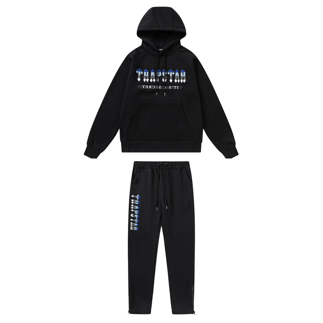 Conjunto Trapstar Negro Azul