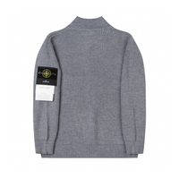 Buzo Stone Island Negro Azul Camo