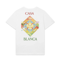Casablanca Monogram T Shirt Blanco Sol