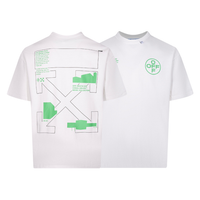 Off-White Off-W Monogram T-shirt - Negro Camo Verde