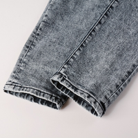 Amr Black Patch Jeans Negro
