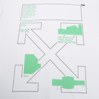 Off-White Off-W Monogram T-shirt - Negro Camo Verde