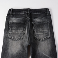 Amr Blue Patch Jeans Azul
