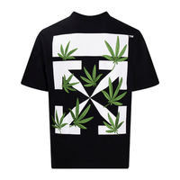 Off-White Off-W Monogram T-shirt - Blanco Blanco Hojas Verde