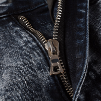 Amr Blue Patch Jeans Azul