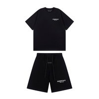 Essentials Short Set Negro Blanco