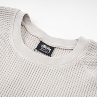 Buzo Stussy Beige Corduroy Blanco Logo Negro