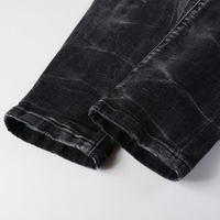 Amr Blue Patch Jeans Azul