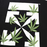 Off-White Off-W Monogram T-shirt - Negro Negro Hojas Verde