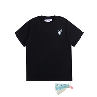 Off-White Off-W Monogram T-shirt - Negro Camo Rosa