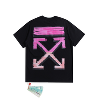 Off-White Off-W Monogram T-shirt - Negro Camo Rosa