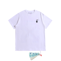 Off-White Off-W Monogram T-shirt - Negro Camo Rosa