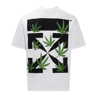 Off-White Off-W Monogram T-shirt - Negro Negro Hojas Verde