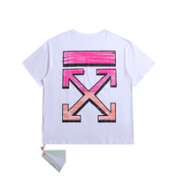 Off-White Off-W Monogram T-shirt - Negro Camo Rosa